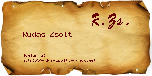 Rudas Zsolt névjegykártya